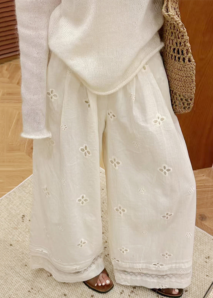 A Vintage Style Pants with Delicate Timeless Details