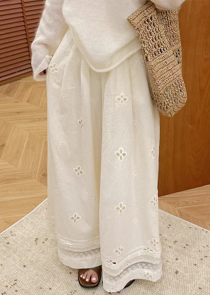 A Vintage Style Pants with Delicate Timeless Details