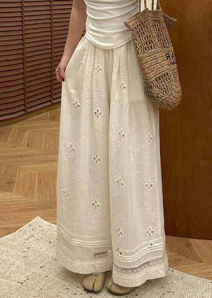 A Vintage Style Pants with Delicate Timeless Details