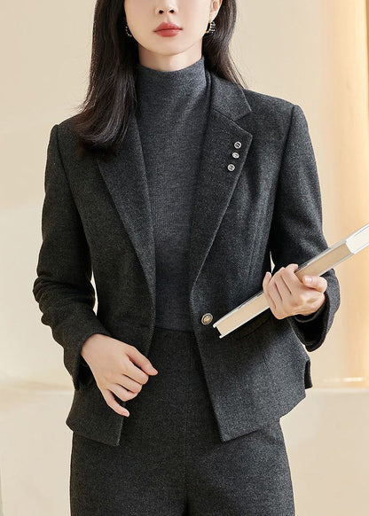 A Vintage Style Coat with Delicate Timeless Details