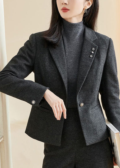 A Vintage Style Coat with Delicate Timeless Details
