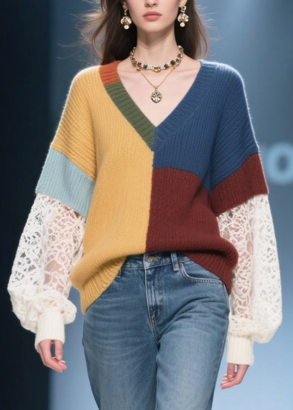 Vintage Inspired Sweater with a Contemporary Edge