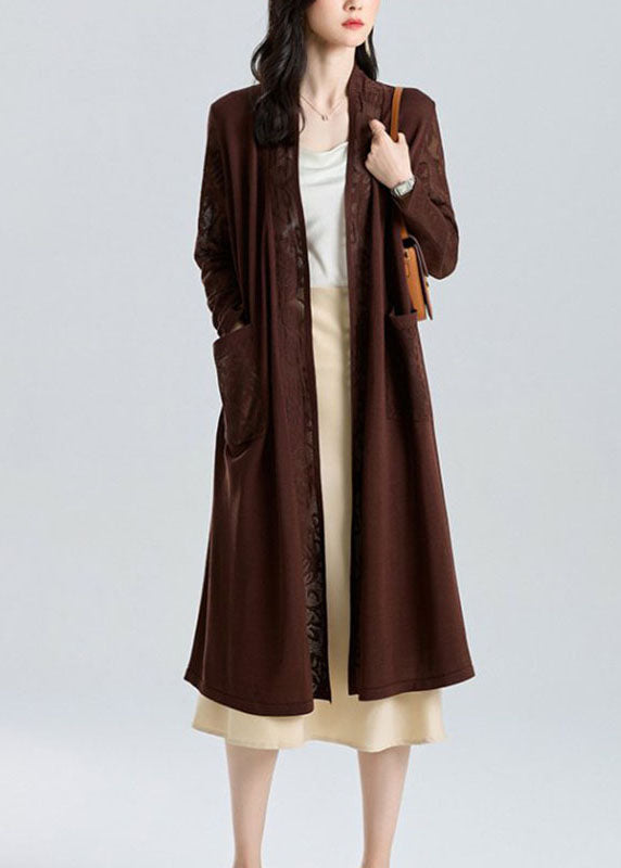 Well Tailored Cardigan with a Graceful Silhouette