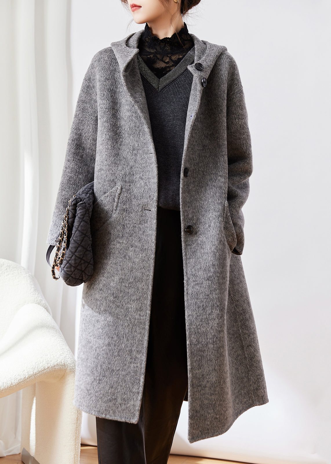 Classic Vintage Coat with a Flattering Fit