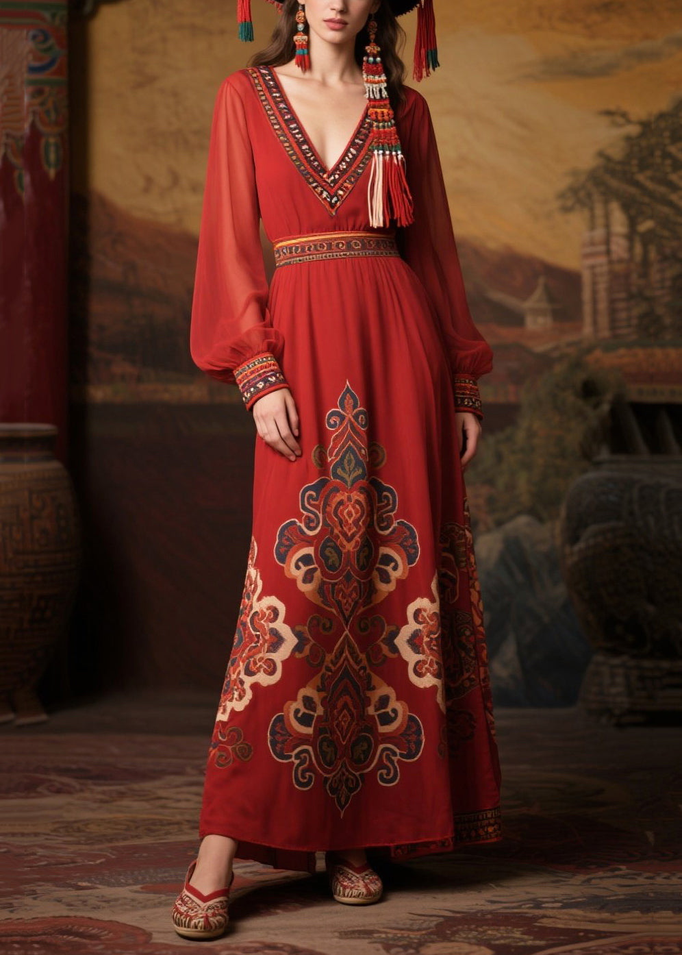 A Vintage Style Dress with Delicate Timeless Details