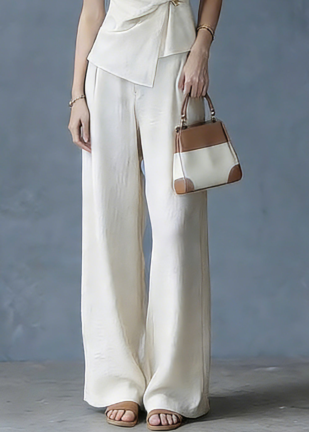 A Vintage Style Pants with Delicate Timeless Details