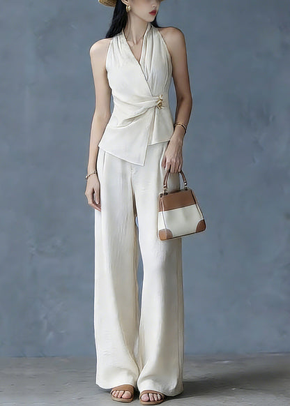 A Vintage Style Pants with Delicate Timeless Details