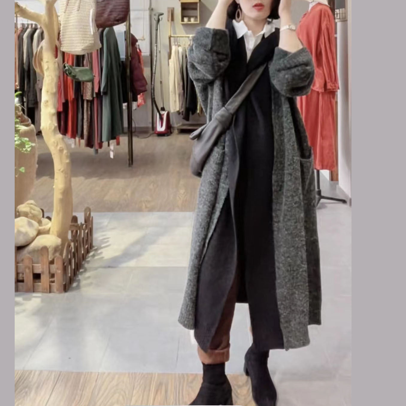 A Vintage Style Sweater with Delicate Timeless Details