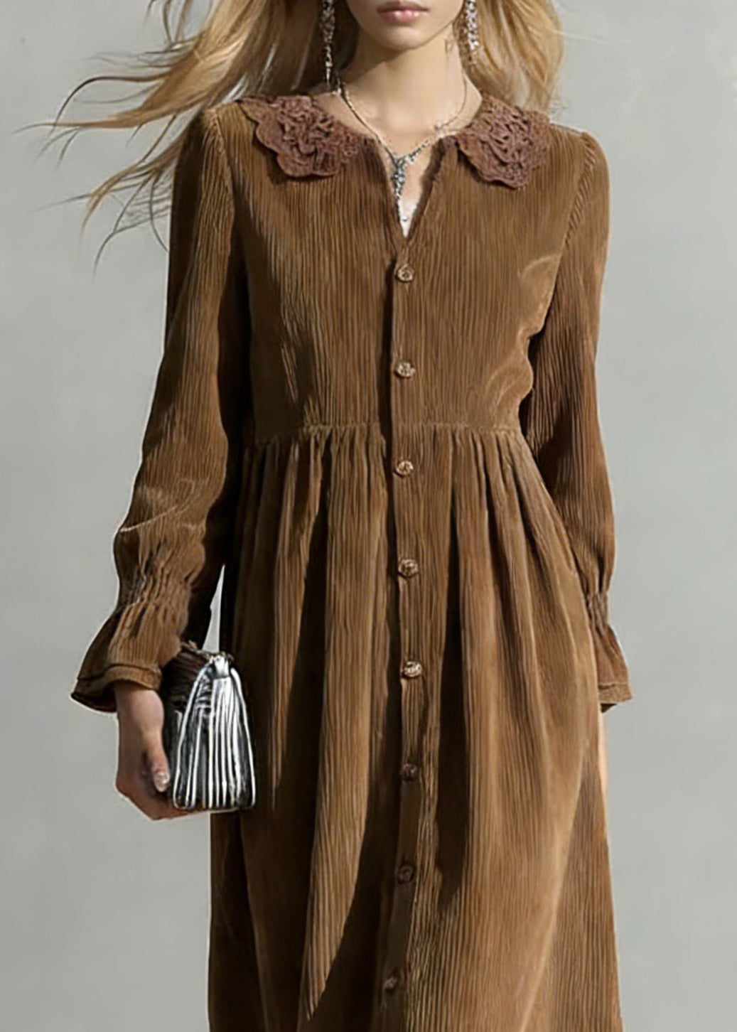 A Vintage Style Dress with Delicate Timeless Details