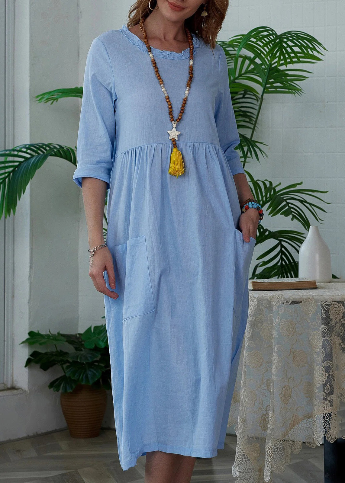 Elegantly Styled Dress for Everyday Wear