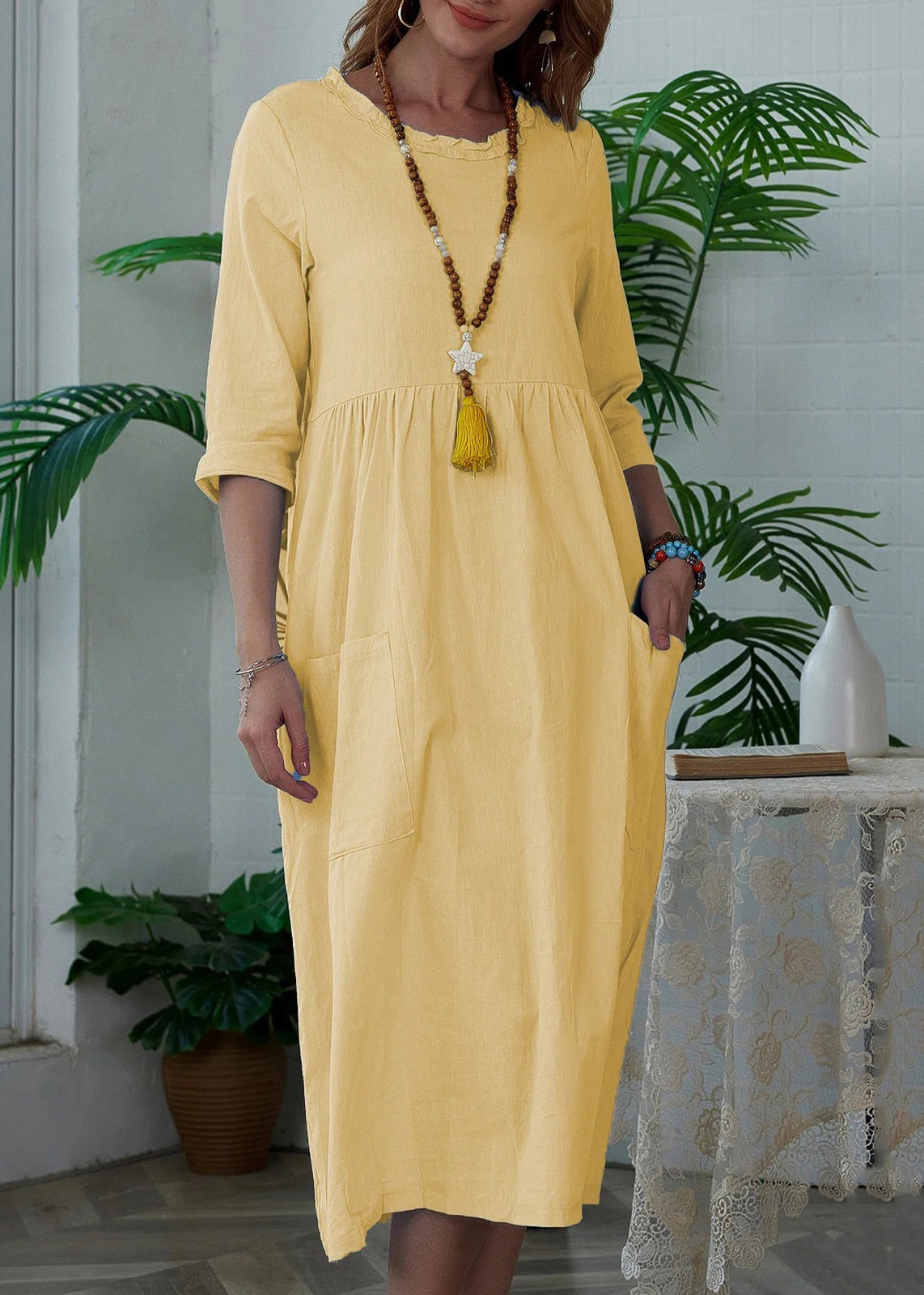 Elegantly Styled Dress for Everyday Wear