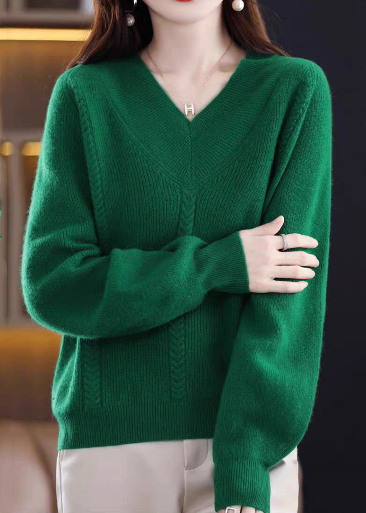 Polished Sweater with an Effortless Classic Look