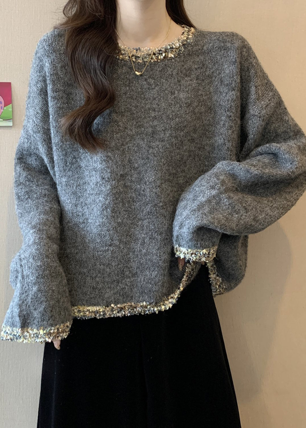 Beautifully Finished Sweater in a Timeless Design