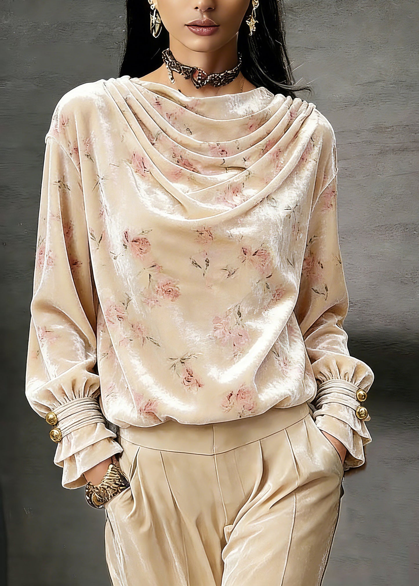 A Vintage Style Shirt with Delicate Timeless Details