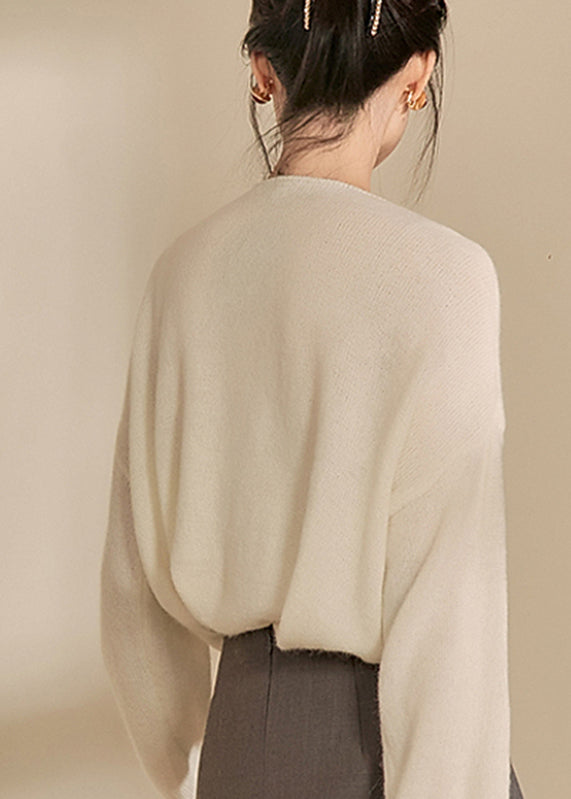 A Vintage Style Sweater with Delicate Timeless Details
