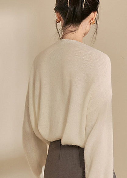 A Vintage Style Sweater with Delicate Timeless Details