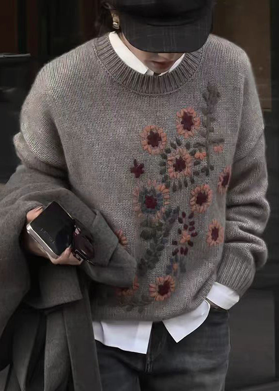 A Vintage Style Sweater with Delicate Timeless Details