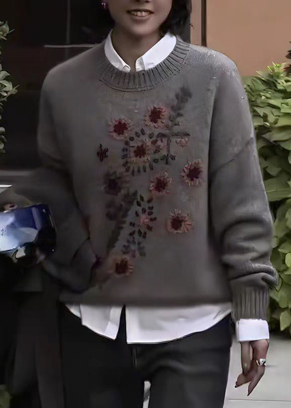 A Vintage Style Sweater with Delicate Timeless Details