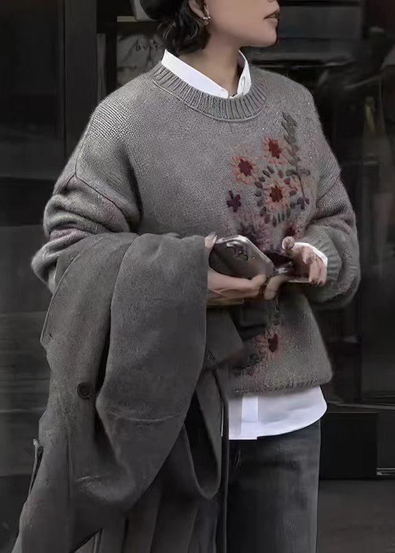 A Vintage Style Sweater with Delicate Timeless Details