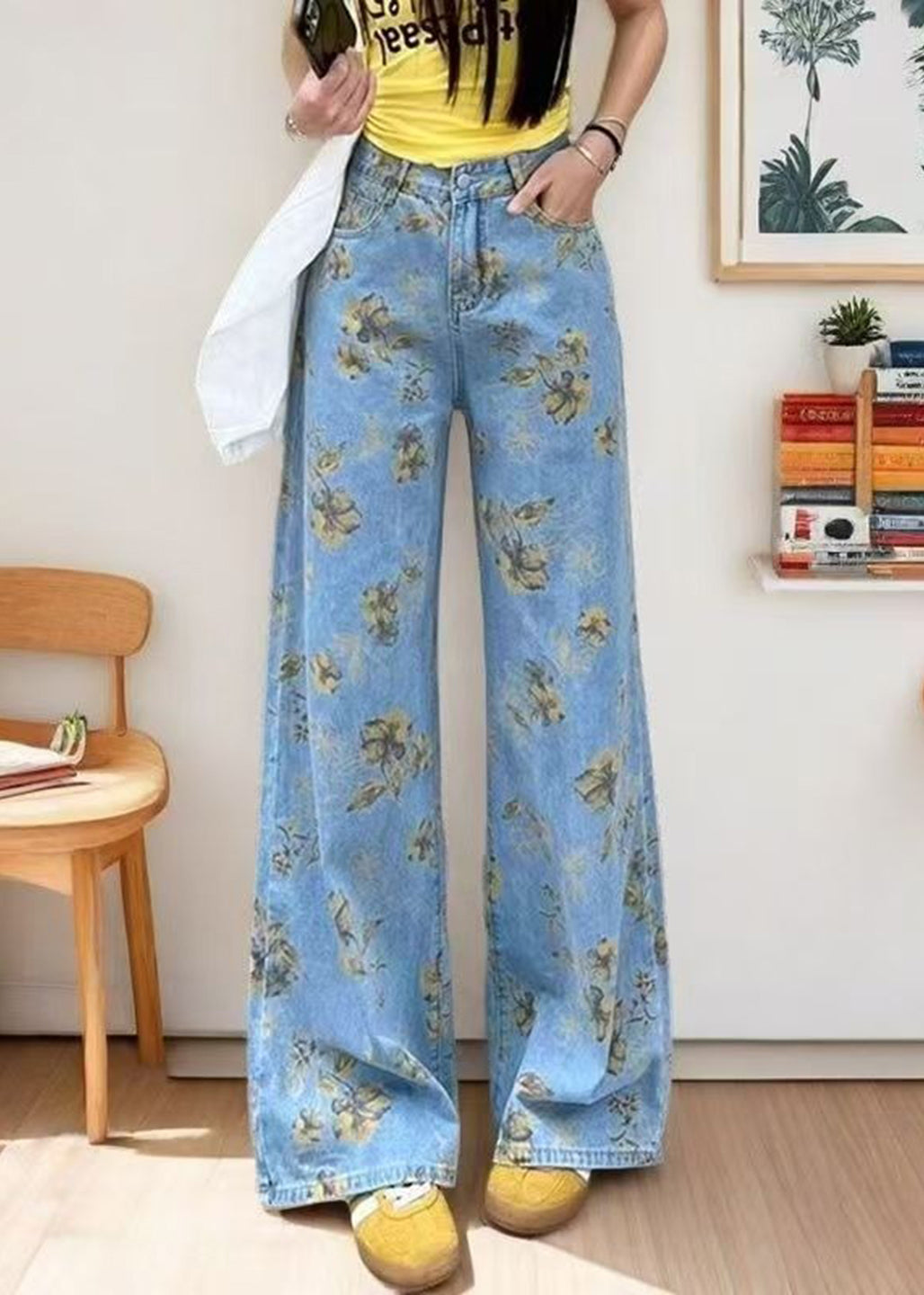 A Vintage Style Pants with Delicate Timeless Details