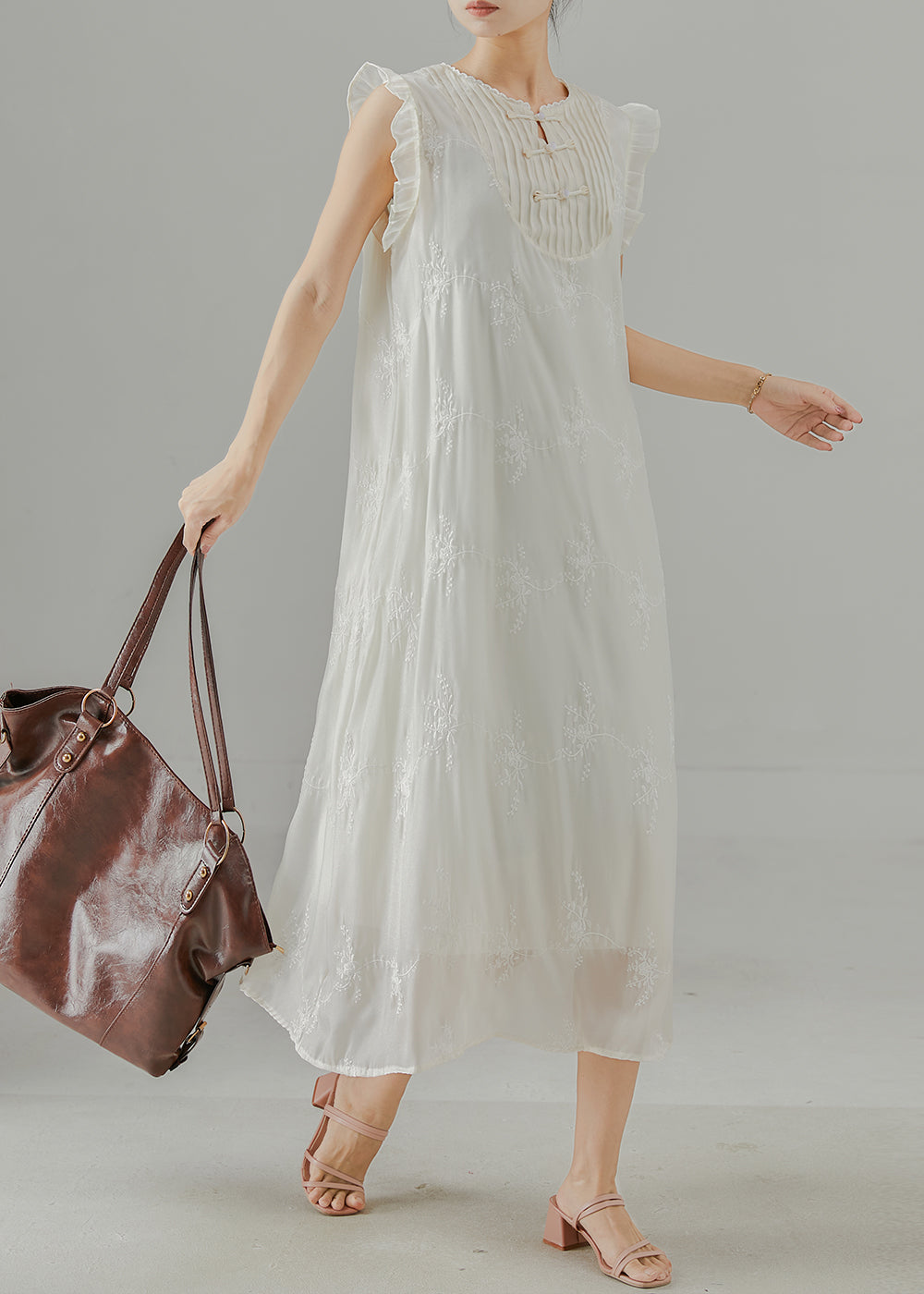 A Vintage Style Dress with Delicate Timeless Details