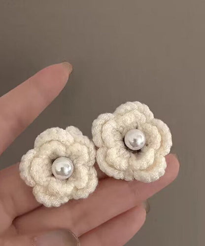 Delicate Artisan Pearl Earring