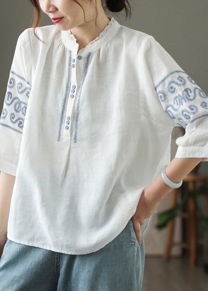 A Vintage Style Blouse with Delicate Timeless Details