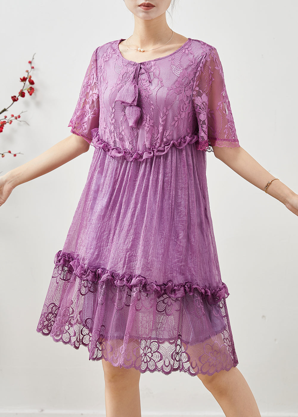 A Vintage Style Dress with Delicate Timeless Details