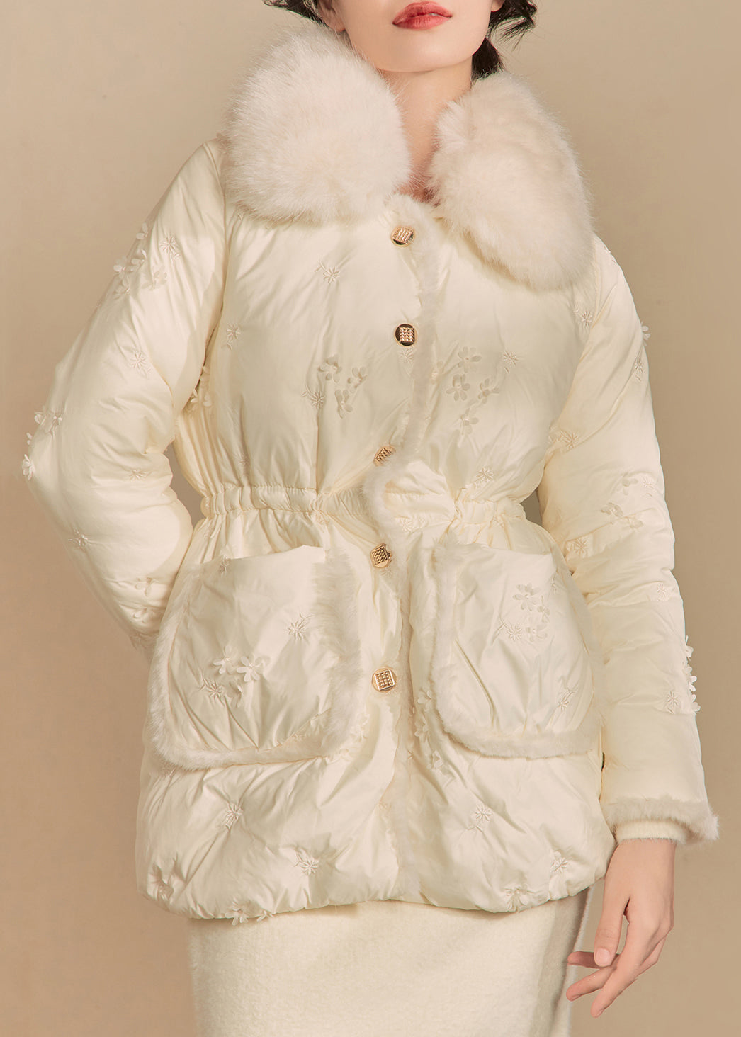 A Vintage Style Coat with Delicate Timeless Details