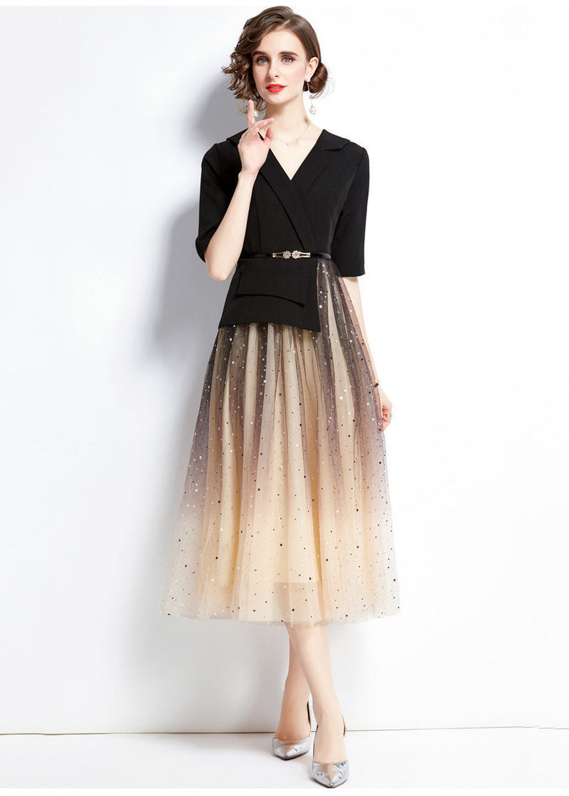 Well Tailored Dress with a Graceful Silhouette