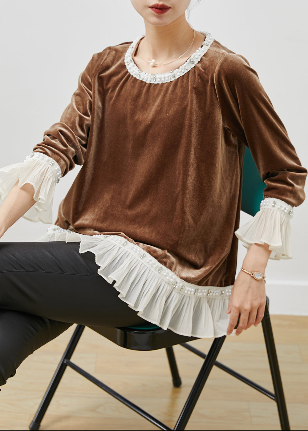 A Vintage Style Top with Delicate Timeless Details