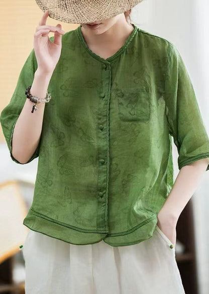 A Vintage Style Blouse with Delicate Timeless Details