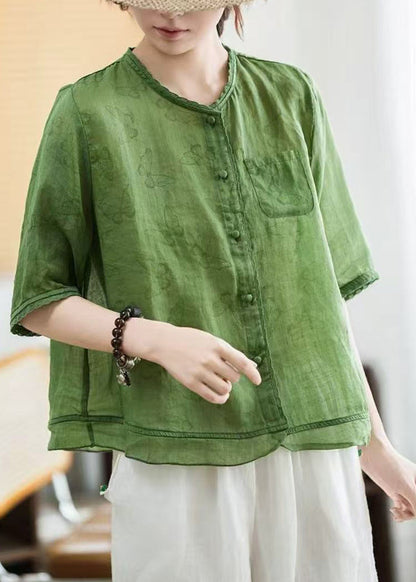 A Vintage Style Blouse with Delicate Timeless Details