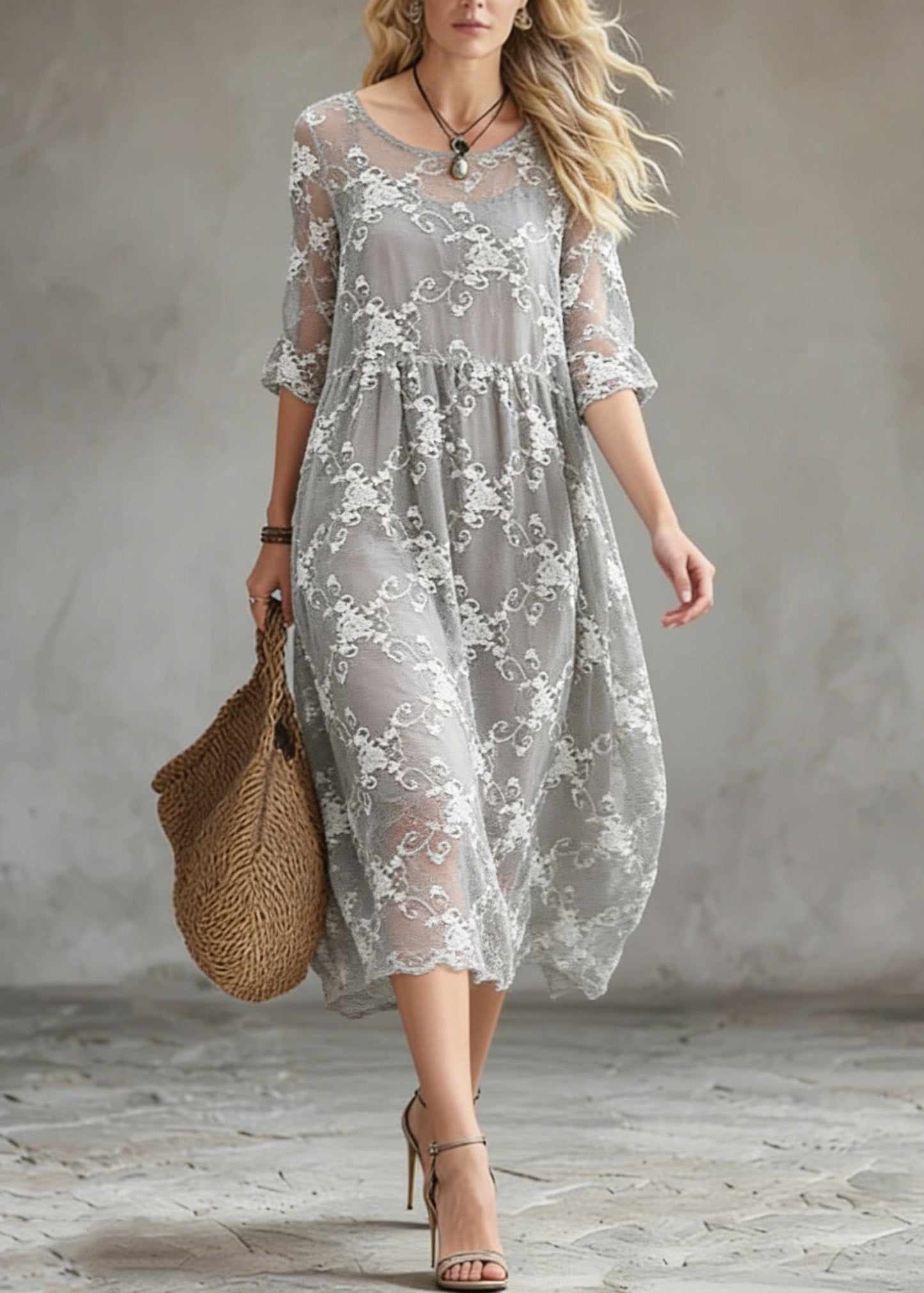 A Vintage Style Dress with Delicate Timeless Details