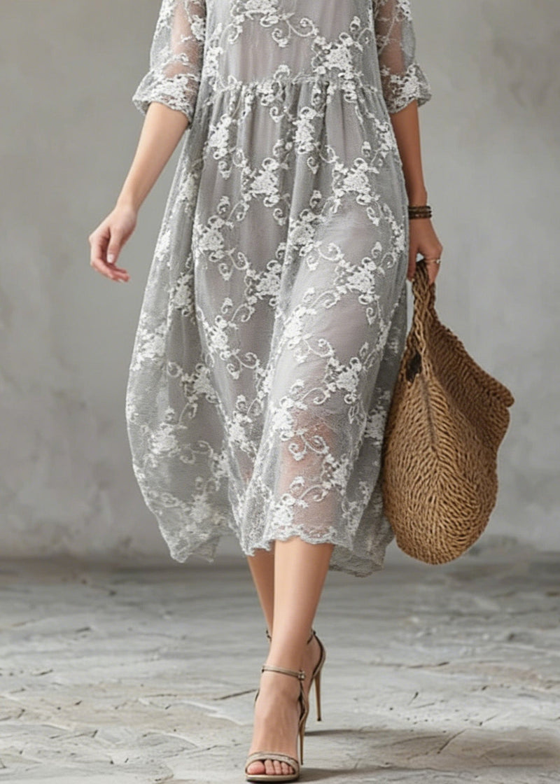 A Vintage Style Dress with Delicate Timeless Details