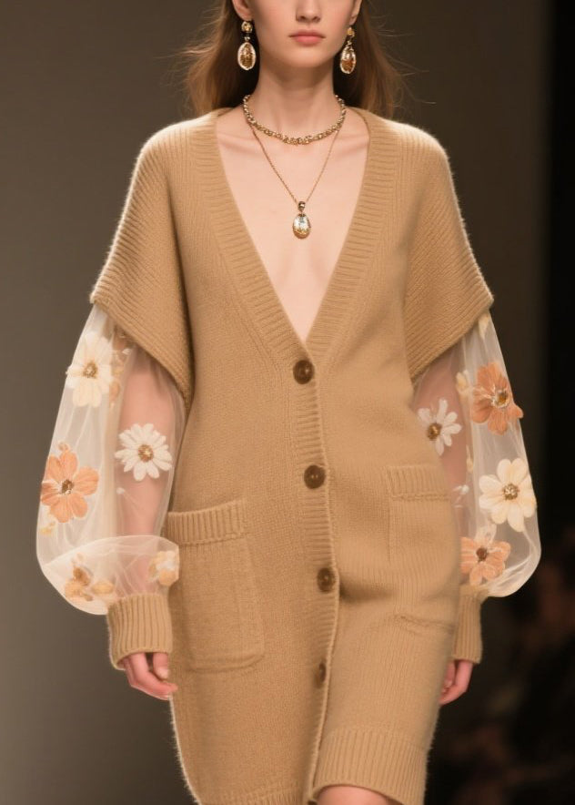A Vintage Style Cardigan with Delicate Timeless Details