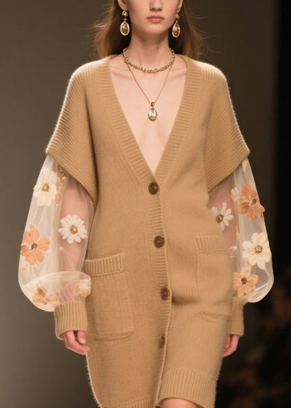 A Vintage Style Cardigan with Delicate Timeless Details