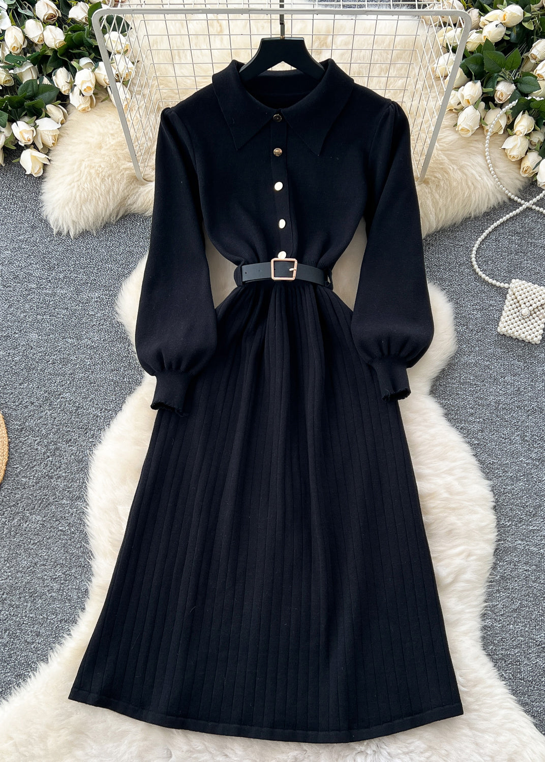 A Vintage Style Dress with Delicate Timeless Details