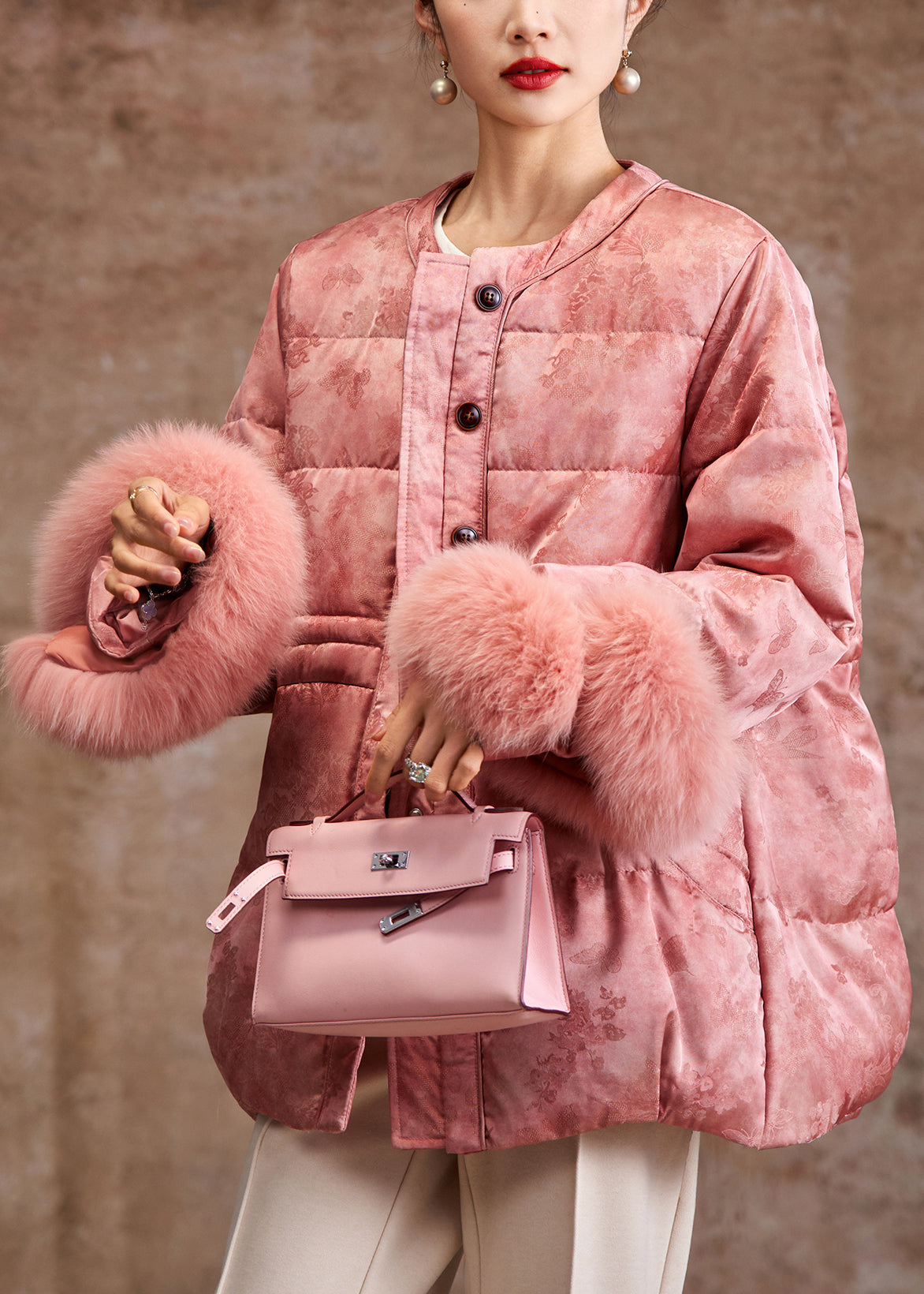 A Vintage Style Coat with Delicate Timeless Details