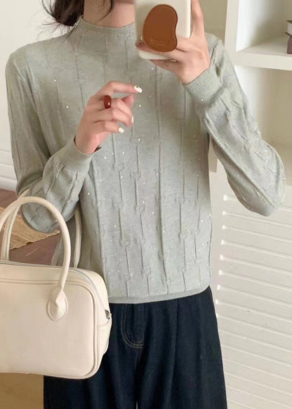 A Vintage Style Sweater with Delicate Timeless Details