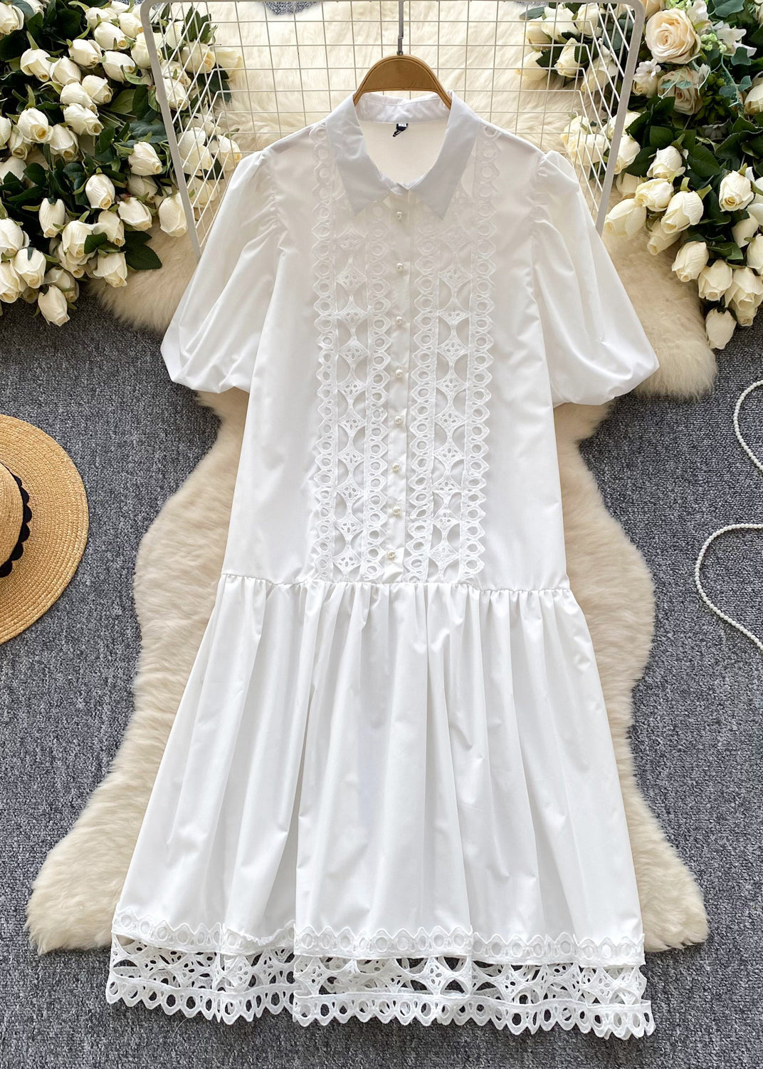A Vintage Style Dress with Delicate Timeless Details