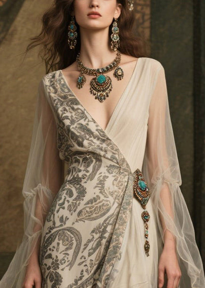 A Vintage Style Dress with Delicate Timeless Details