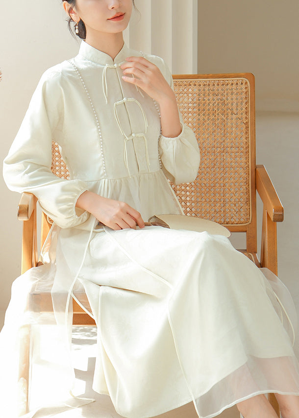 A Vintage Style Dress with Delicate Timeless Details