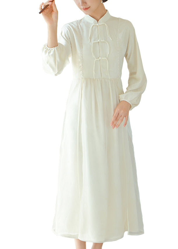 A Vintage Style Dress with Delicate Timeless Details