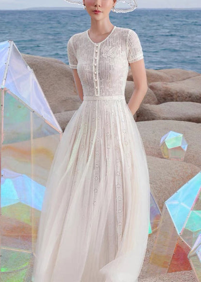 A Vintage Style Dress with Delicate Timeless Details