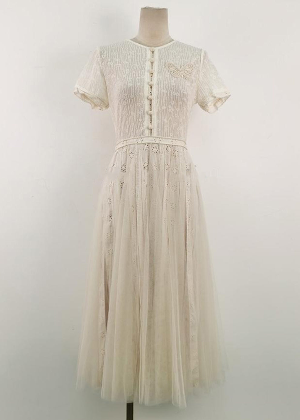 A Vintage Style Dress with Delicate Timeless Details