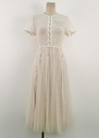 A Vintage Style Dress with Delicate Timeless Details
