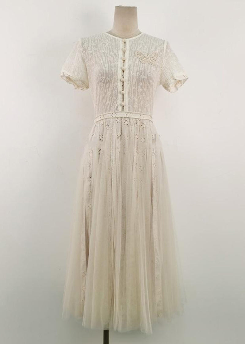 A Vintage Style Dress with Delicate Timeless Details