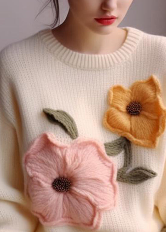 A Vintage Style Sweater with Delicate Timeless Details