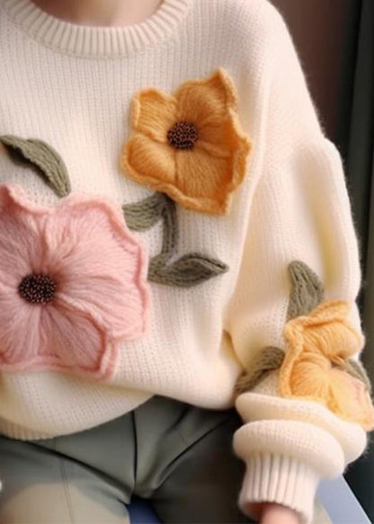 A Vintage Style Sweater with Delicate Timeless Details